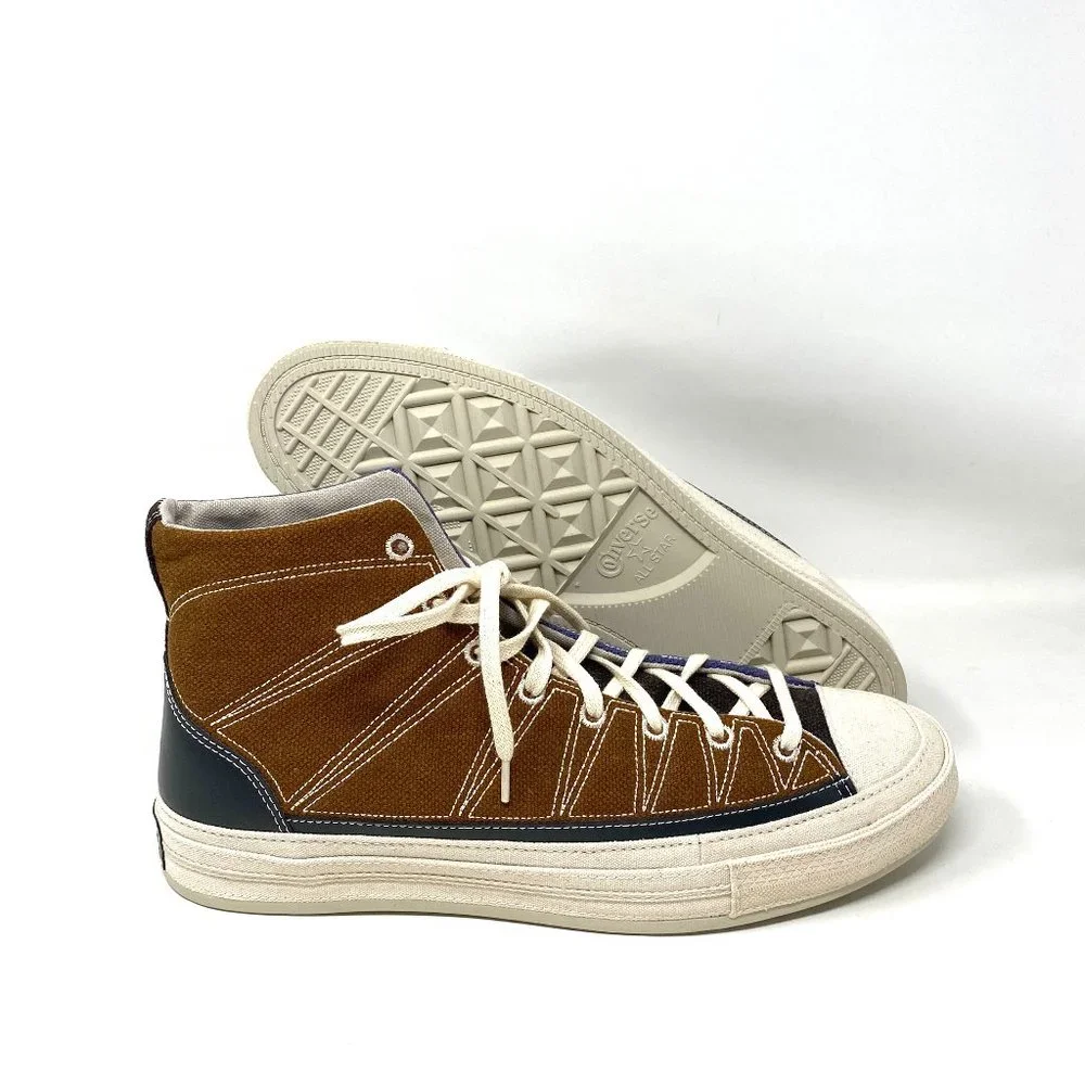 💖MEGA SALE💖Converse Chuck 70 HI Brindle Brown Canvas High Top Mens 171548C - Picture 3 of 10
